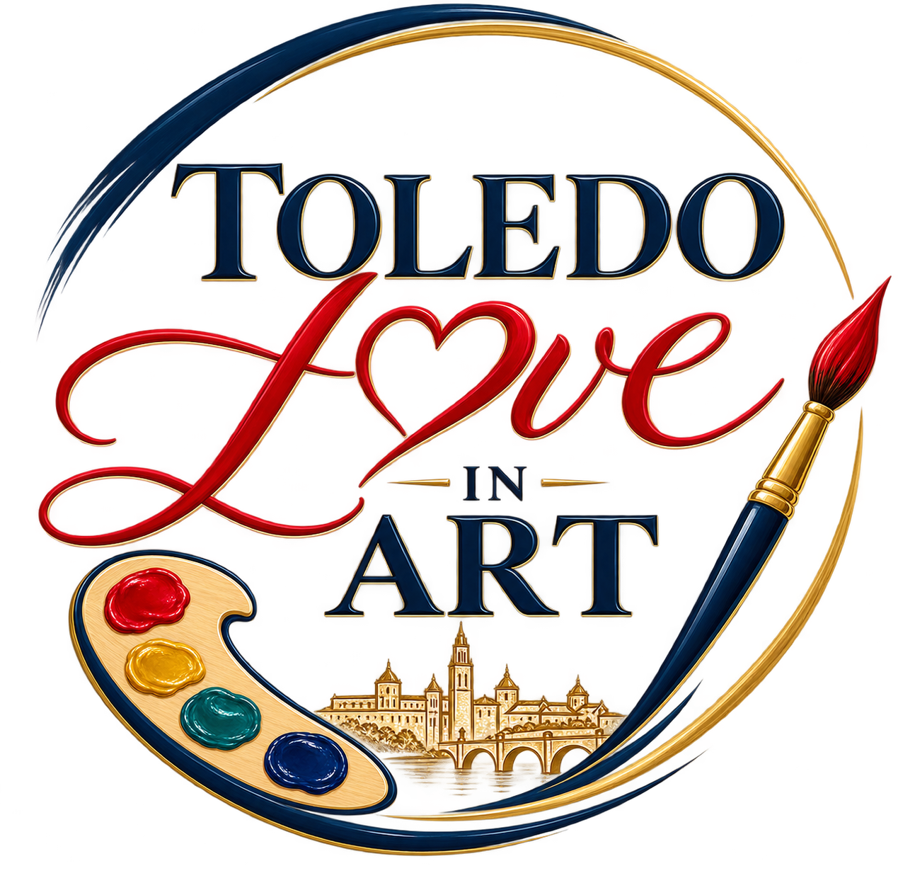 Toledo Love in Art Logo